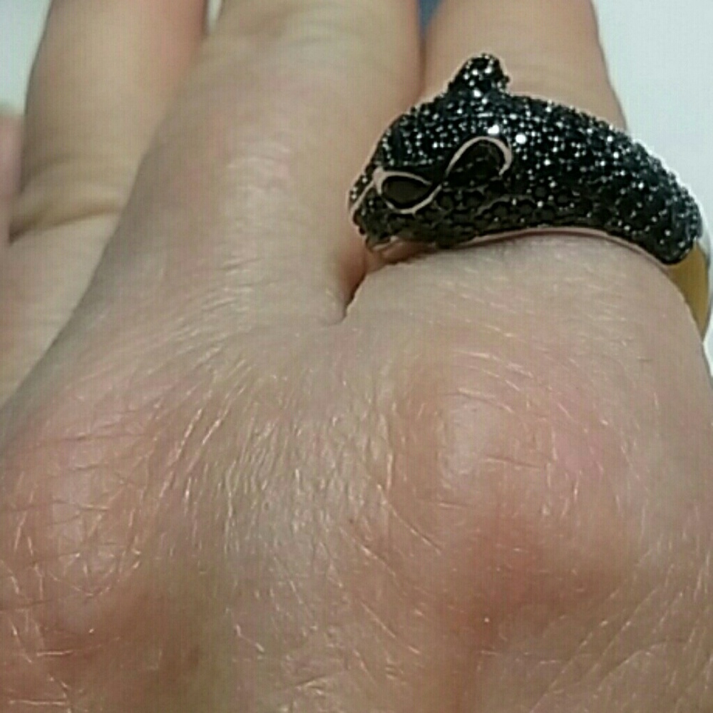 Spinel Pave Panther Rings